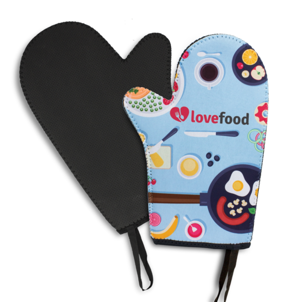 Oven Mitt with Full Colour Print